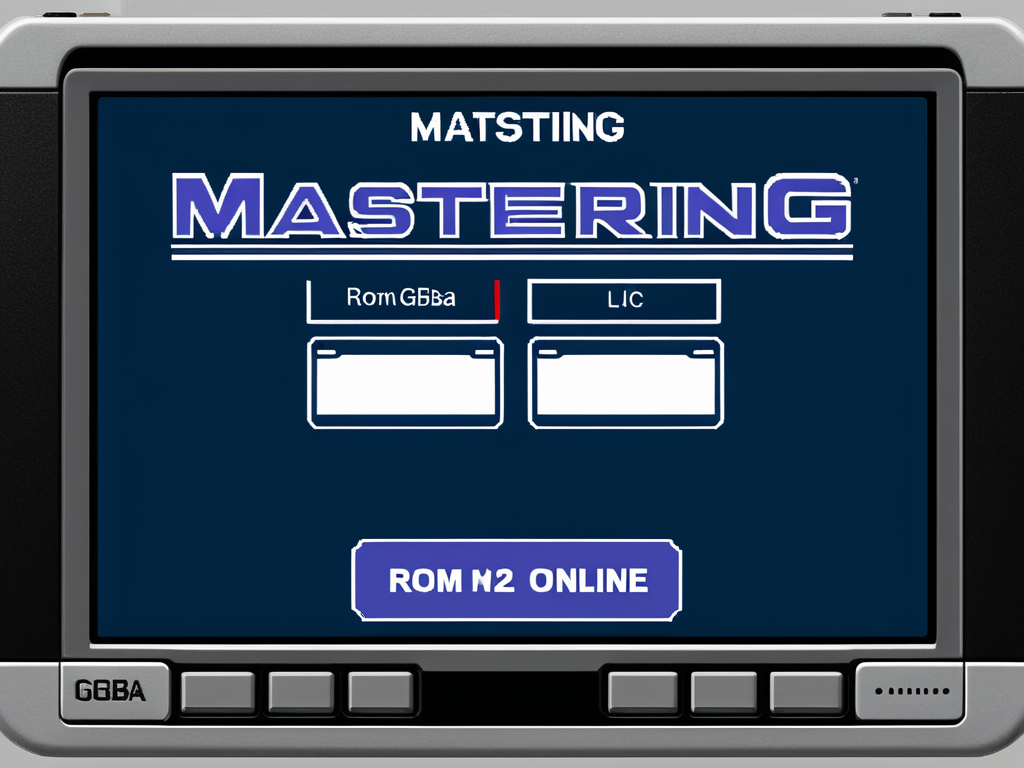 Featured image for blog post: ROM Mastering for GBA Online
